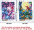 5D Full Drill Diamond Painting Kit, Hartop DIY Diamond Rhinestone Painting Kits for Adults and Beginner, Embroidery Arts Craft Home Office Decor, 12X16 Inch (2 Pack of Stitch Mermaid)