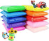 24 Colors Air Dry Clay Magical Kids Clay Ultra Light Modeling Clay Artist Studio Plasticine Toy Safe and Non-Toxic Modeling Clay