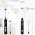 FoodVille MF02 Rechargeable Milk Frother Handheld Foam Maker with Stainless Whisk for Cappuccino, Latte, Bulletproof Coffee, Keto Diet, Protein Powder, Matcha