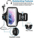 Galaxy S22+, S21 FE, S20 FE Armband, BUMOVE Gym Running Workouts Sports Cell Phone Arm Band for Samsung Galaxy S20 Plus/S21 Plus/S22 Plus, S20 FE/S21 FE 5G with Key Holder (Black)