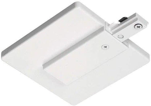 Juno Lighting Group R21WH Metal Halide End Feed Connector and Outlet Box Cover, 120 Volts, White,