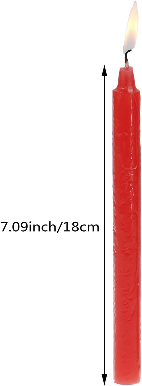 12 Pieces Low Temperature Candles Romantic Candles for Couples Lovers