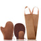 GAIYAH Self Tanning Mitt Applicator Kit, With Back Lotion Applicators For Your Back, Exfoliator Glove and Finger Face Mitt