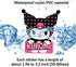 Kuromi and My Melody Stickers Pack| 50pcs Cute My Melody Kuromi Sanrio Stickers for Laptop Water Bottle Travel Case Phone Skateboard - Vinyl Waterproof Kawaii Stickers for Kids Adults Teens Girls