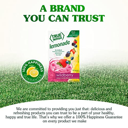 True Lemon WILDBERRY LEMONADE, True Citrus, 10 Count (Pack of 4)