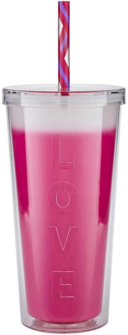 Parker Lane Color Changing Double Wall Straw Tumblers