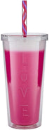 Parker Lane Color Changing Double Wall Straw Tumblers
