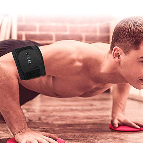 YAVOUN Bicep ? Tricep Compression Sleeve/Wrap - Tricep Tendonitis, Bicep Tendonitis - Pain Relief for Bicep and Tricep Muscle Strains, Compression Arm Support fit 14.3-18.3 inch bicep(XL-XXL)
