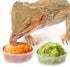 Meric Gecko Food Container, Transparent PVC Plastic Cups for Feeding & Drinking, No-Leak and Escape Design to Keep Mealworms Inside, 100 Pieces per Pack