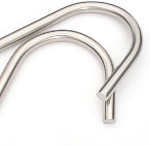 8 Inch Meat Hook,8mm Heavy Duty S-Hooks HONSHEN Stainless Steel Meat Processing Butcher Hook (Meat Hooks 8inch8mm4p)