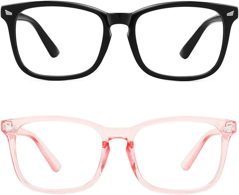 MEETSUN Blue Light Blocking Glasses, Anti Eye Strain Headache (Sleep Better),Computer Glasses UV400 Transparent Lens