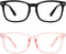 MEETSUN Blue Light Blocking Glasses, Anti Eye Strain Headache (Sleep Better),Computer Glasses UV400 Transparent Lens