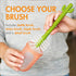 Boon Cacti Bottle Cleaning Brush Replacement Set, 4-Piece, Green