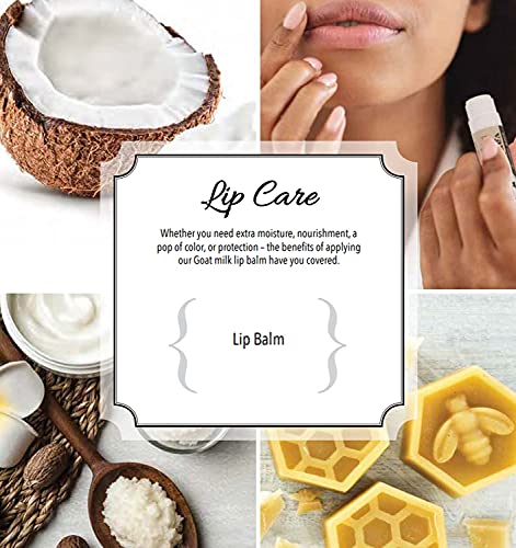 Dionis - Goat Milk Skincare Peppermint Scented Lip Balm (0.28 oz) - Made in the USA - Cruelty-free and Paraben-free