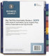 Business Source Double Pocket Index Dividers (32373), Multicolor (BSN32373)