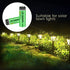 Taken 14430 3.2 Volt Rechargeable Solar Battery, 3.2V 450mAh 14430 LiFePO4 Rechargeable Battery for Solar Panel Outdoor Garden Lights (NOT AA Battery) - 8 Pack