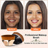 Endoto Foundation Makeup Brush Flat Top High-Density Magic Hexagon Face Kabuki Brush for Flawless Powder, Blending Liquid or Cream Cosmetics with Portable Case
