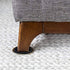 Duck Brand 284857 Plastic Carpet Furniture Sliders, 3.5 inch Width, Round, 4 Pack
