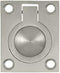 Deltana FRP175U15 1 3/4-Inch x 1 3/8-Inch Solid Brass Flush Ring Pull