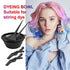 Yexixsr 5Pcs Professional Salon Hair Coloring Dyeing Kit, Hair Dye Color Brush and Bowl Set, Mixing Bowl, Angled Comb and Brush, Hair Clips