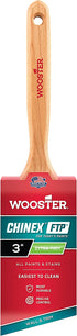 Wooster Paintbrush 4410-3 Chinex FTP Angle Sash Paintbrush, 3 Inch
