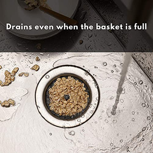 Dripsie Sink Strainer - Clog-Resistant and Flexible - Universal Kitchen Sink Strainer - Made in the USA
