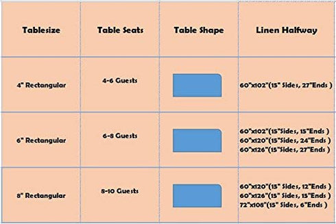 PartyDelight Sequin Tablecloth, Wedding, Sweetheart, Christmas Tree, Rectangular, 48"x72", Rose Gold
