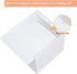 Kamehame Tissue Box Cover Square Acrylic Tissue Holder 5.5x5.5x5.5 Inch White Dryer Sheet Holder Container Tissue Dispenser for Home Bathroom Kitchen and Office
