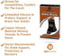 Compression Ankle Brace with Silicone Ankle Support and Copper - Plantar Fasciitis Brace for Foot Pain & Achilles Tendonitis Relief - Ankle Brace for Women & Men - Medium Size