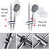 Kaxich Replacement Hand Shower Bracket for Slide Bar 18-25MM Adjustable Rail Shower Head Holder, Chrome Finished