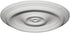 Ekena Millwork Traditional-CM12TR Ceiling Medallion (Fits Canopies up to 2 3/4"), 12"OD x 1"P, Primed