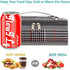 FlowFly Small Insulated Lunch box Portable Soft Bag Mini Cooler Thermal Meal Tote Kit with Handle for Work & School (W&B)