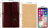 Leather Journal, MaleDen Vintage Spiral Bound Notebook Refillable Dairy Sketchbook Travel Journal to Write in with Blank Pages for Women Girls Gifts (A6, Red Brown)