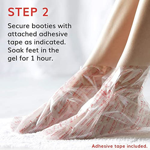 Foot Peel Mask - Baby Foot Original Exfoliant Foot Peel - Repair Rough Dry Cracked Feet and remove Dead Skin, Repair Heels and enjoy Baby Soft Smooth Feet 2.4 Fl. Oz. Lavender Scented Pair