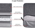 17 17.3 Inch Laptop Sleeve Case Bag for Asus VivoBook Pro 17/Asus TUF/Asus ROG 17.3, HP Pavilion 17/ HP Envy 17.3, Dell Inspiron 17 7000 3780, Notebook Ultrabook Case(Space Grey)
