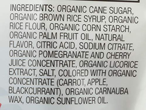 YummyEarth Organics Soft Eating Licorice, Pomegranate, 5 Ounce (00268674)