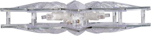 Kurt Adler 10-Light 10-1/2-Inch Clear LED 8-Point Star Treetop