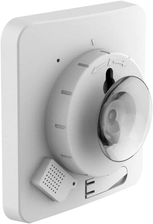Digital Bathroom Shower Wall Clock Timer with Alarm, Waterproof for Water Spray, Touch Screen Timer, Temperature Humidity Display with Suction Cup Hanging Hole (White)