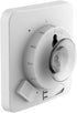 Digital Bathroom Shower Wall Clock Timer with Alarm, Waterproof for Water Spray, Touch Screen Timer, Temperature Humidity Display with Suction Cup Hanging Hole (White)