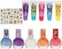 Townley Girl Rainbow High Cosmetic Beauty Kids Makeup Set Includes 5 Pcs Lip Gloss, 5 Pcs Nail Polish & Nail Stickers for Girls, Ages 6+ Perfect for Birthday Gifts, Parties, Sleepovers & Makeovers