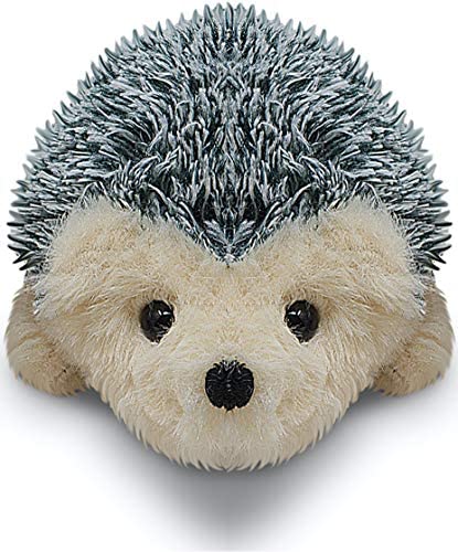 Fluffuns Hedgehog Stuffed Animal - Stuffed Hedgehog Plush Toy, 6 Inch Plush Hedgehog - 3 Pack (Gray)