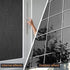 Reusable Blackout Window Film Tint Room Darken Silk Privacy Static Cling Glass Vinyl Insulation Door Cover 100% Light Blocking No Glue for Day Sleep,Baby Nap Security 17.5 Inch x 6.5 Feet