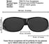 Fit Over Sunglasses Polarized Lens Wear Over Prescription Eyeglasses 100% UV Protection for Men and Women