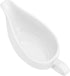 Yesland 15 oz Gravy Boat and Tray, Ceramic White Gravy Sauce Boat with Saucer Stand for Dining, Holiday Meals & Parties