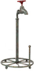 Lily's Home Vintage Rustic Kitchen Paper Towel Roll Holder, Country Design Crafted from an Old Spigot, Holds Standard Size Rolls, Green Patina