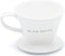 Blue Alx Coffee Ceramic Coffee Dripper - Size 02 / White