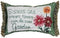 Manual Sisters are Different Flowers Pillow, 11 X 8-Inch