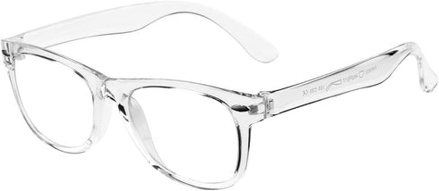 DeBuff Kids Blue Light Blocking Glasses Boys Girls Nerd Blue Light Blockers Age 3-12 (Clear)