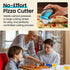 Kitchy Pizza Cutter Wheel - No Effort Pizza Slicer with Protective Blade Guard and Ergonomic Handle - Super Sharp and Dishwasher Safe (Blue)