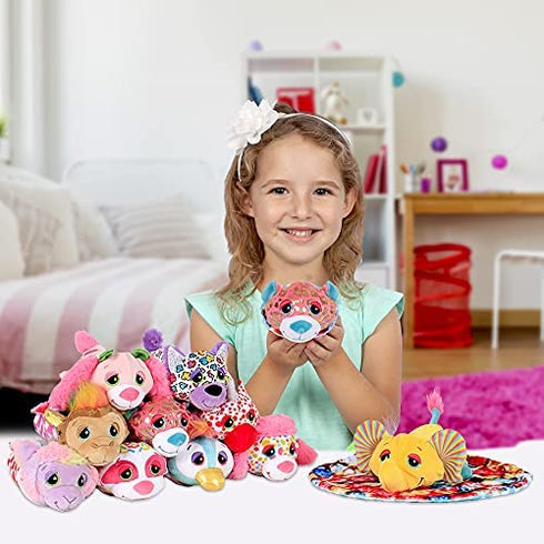 Basic Fun New Carnival Theme - Scented Cutetitos Carnivalitos - Surprise Stuffed Animals - Collectible Carnival Plush 7.5 inches